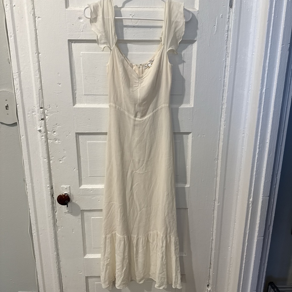 Reformation Ivory Dress